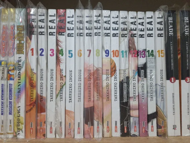 Coleção mangá real (takehiko Inoue) vol 1 ao 15