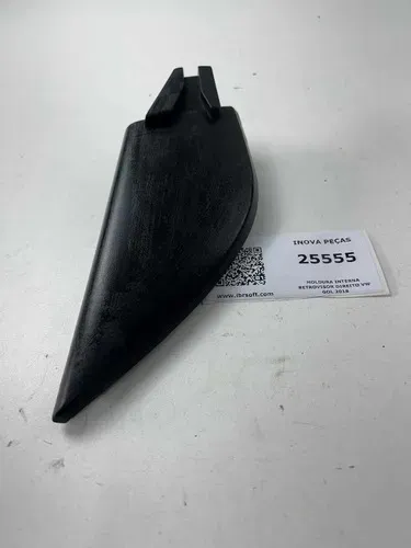 Moldura Interna Retrovisor Direito Vw Gol 2018 Preto
