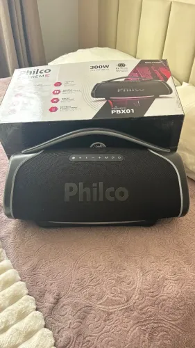 Caixa de som Boombox Philco 