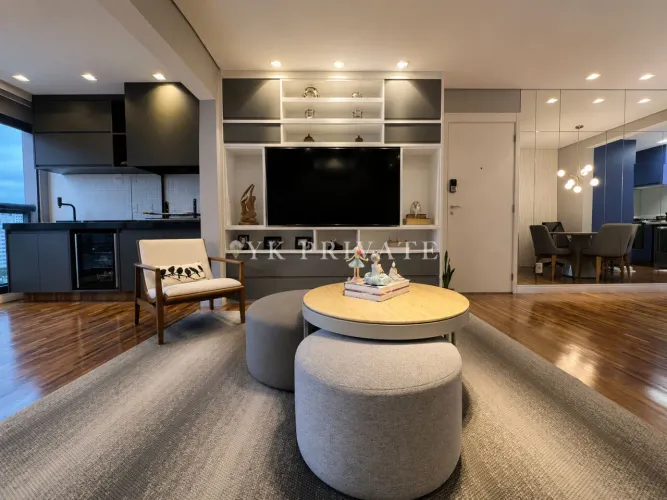 Apto na Vl Romana/ 100m²/ 1 Suítes/ 3 banheiros/ 2 vagas/ Sacada Gourmet