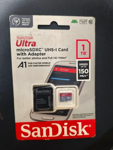 Cartão de memória SanDisk Ultra de 1 TB
