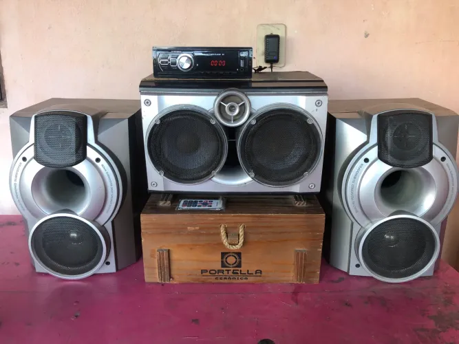 Aparelho de som aiwa