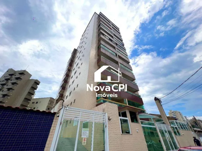 Apartamento à Venda na Vila Tupi 1 Dormitório, Sacada, Lazer Completo Praia Grande
