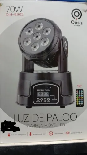 Luz de palco cabeça móvel led 70w com ângulo ajustável,controle inteligente