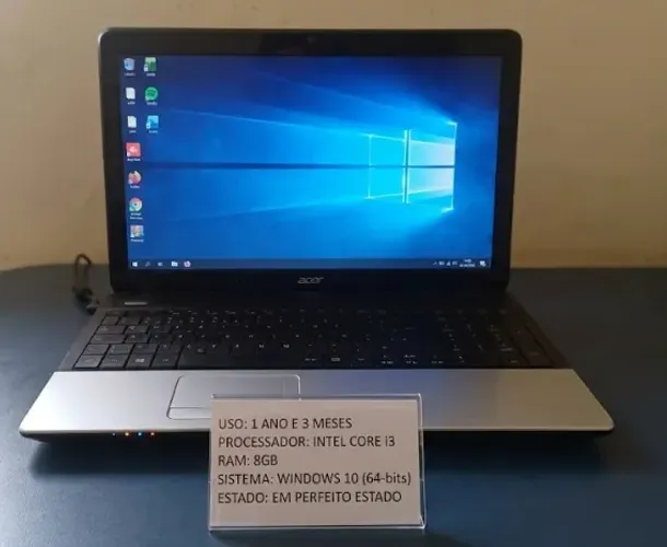 Notebook Acer i3