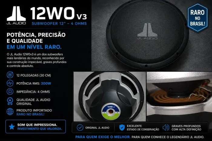 Subwoofer JL Audio 12W0 v3 4ohms