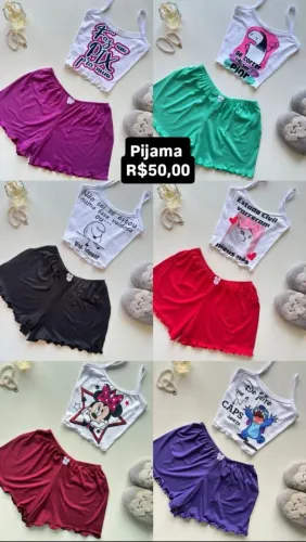 Pijamas femininos 