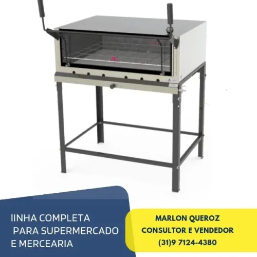 Forno com Pedra 90x90 CM Progas a Gás