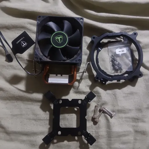 Cooler duplo pra processador Intel ryzen Am5 Am4 775 1150 1155 1200 1700 X99