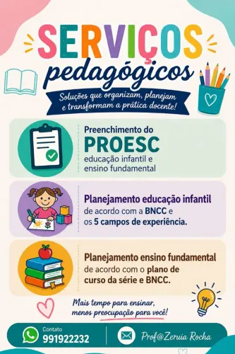 Serviços pedagógicos 