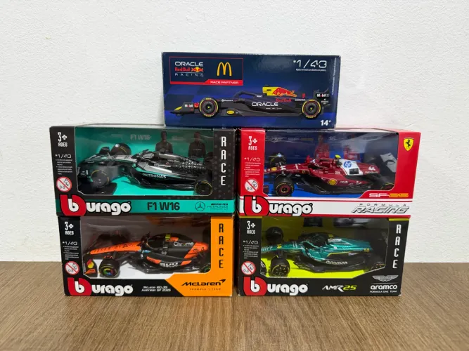 MINIATURAS FÓRMULA 1 ESC 1/43 da BURAGO