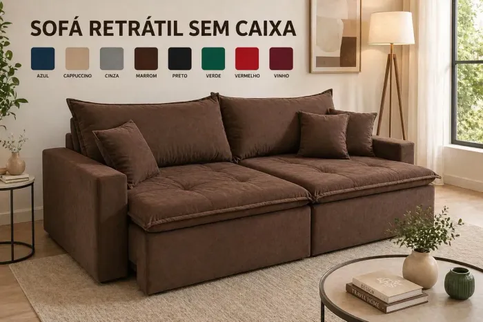 SOFÁ Retrátil boa QUALIDADE, preço Baixo! Novos