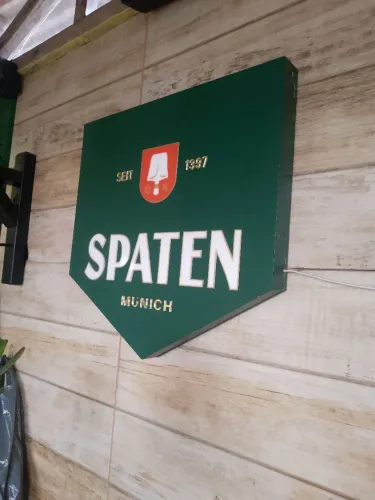 Letreiro luminoso original spaten 