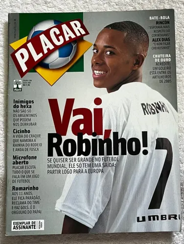 Revista Placar Edição 1284 - Julho de 2005