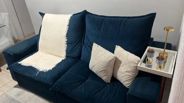 Sofá retrátil 3 lugares