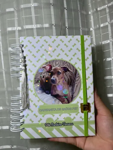 Caderneta Pet personalizada