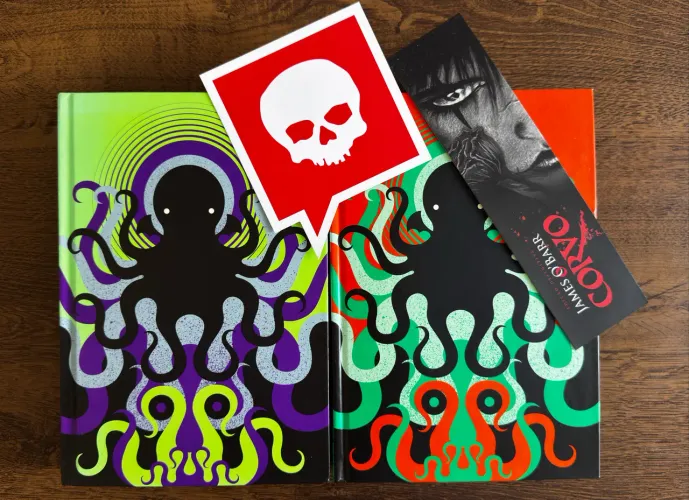 Livros Lovecraft Vol. 1 e Vol. 2.