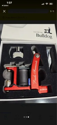 Máquina de tatuagem Bulldog Paulo Fernando Electric Ink traço 