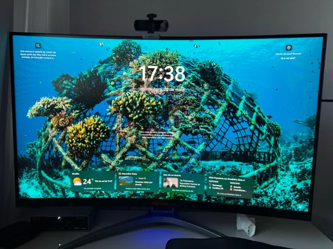 Monitor Gamer AOC Agon 32 165 Hz Curvo