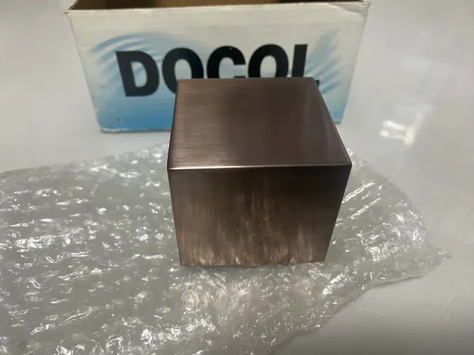 Acabamento para Registro DocolBase Minima Cobre Escovado