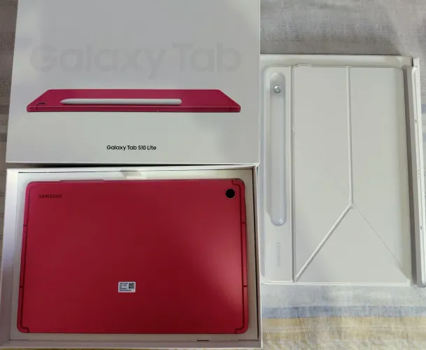 Tablet Galaxy Tab S10 Lite Semi Novo 128GB, Tela 10.9", WIFI, Vermelho<br>