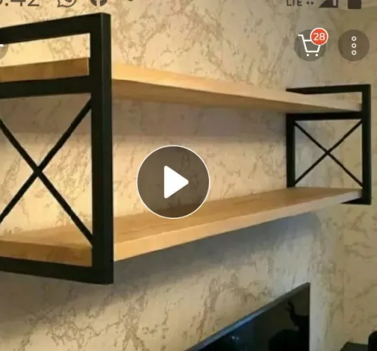 Vendo Prateleira modelo industrial Novo 115 x 20 centímetros