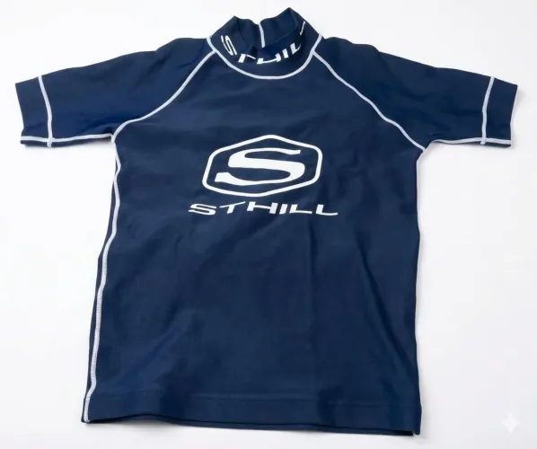 Camiseta Praia Infantil St Hill - Manga Curta Azul Marinho