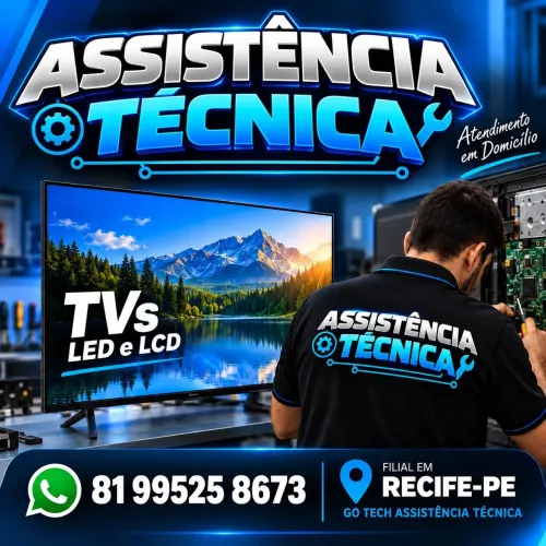 TV's Led/Lcd/Oled (Vamos até Você)