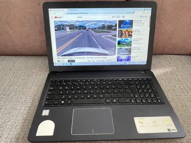 Asus x543u - i3 7020u / SSD 128gb / 4gb Ram / Tela HD