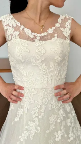 Vestido de noiva Pronovias off white