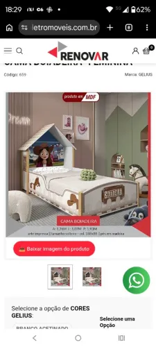 Cama solteiro