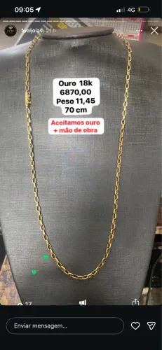 Cordão de ouro