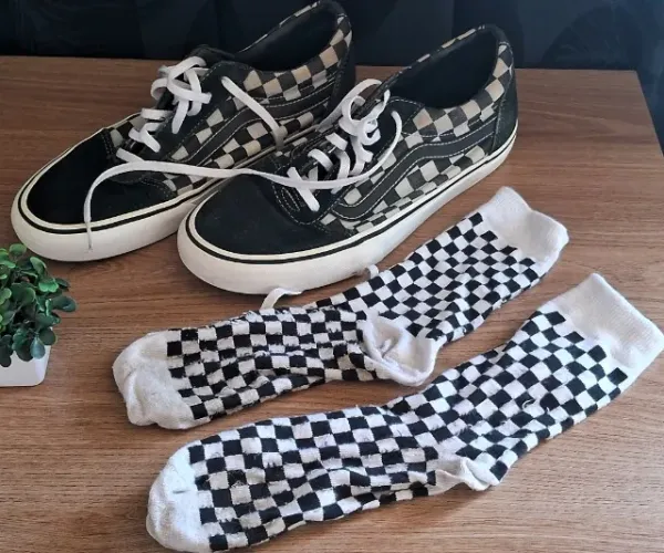 Tênis vans xadrez old school - Tamanho 39 - original - Perfeito estado - Fotos originais