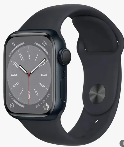 Apple Watch Series 8 GPS 41mm Caixa Meia-noite com Pulseira Esportiva Midnight