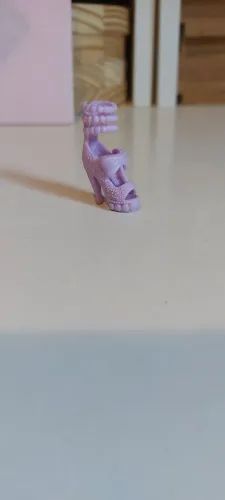 Sapato lilás da Barbie ( pé único)