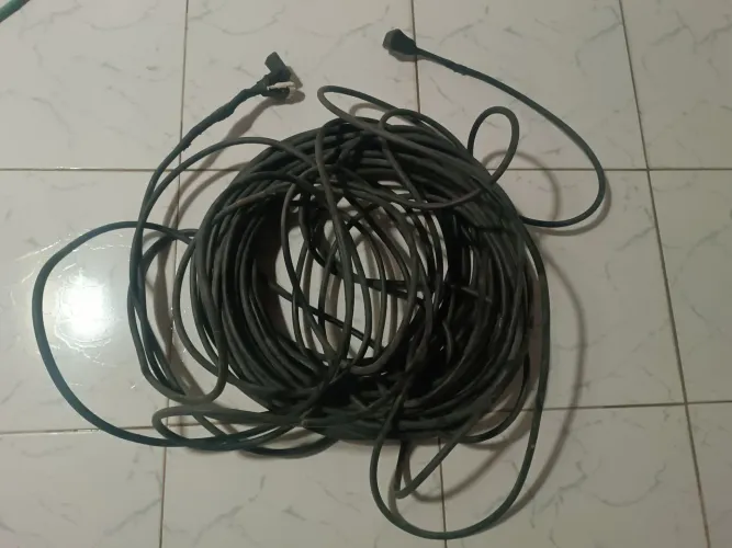Extensão com 50mts de Cabo PP flex 3x4mm 