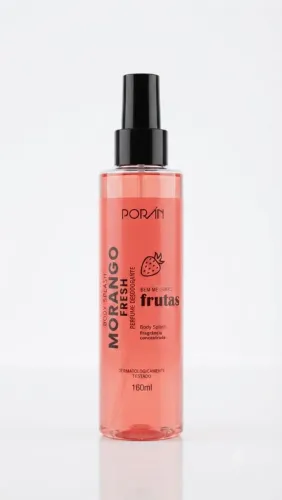 Perfume Desodorante Corporal Porán: O Frescor Concentrado do Morango para o seu Dia a Dia