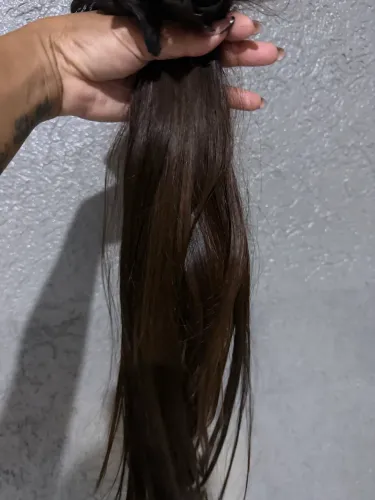Vendo Mega Hair Cabelo Brasileiro Liso Natural 180 Gramas 50 cm