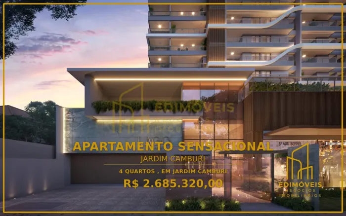 Não Perca! Apartamentos de 4 Suítes em Jardim Camburi