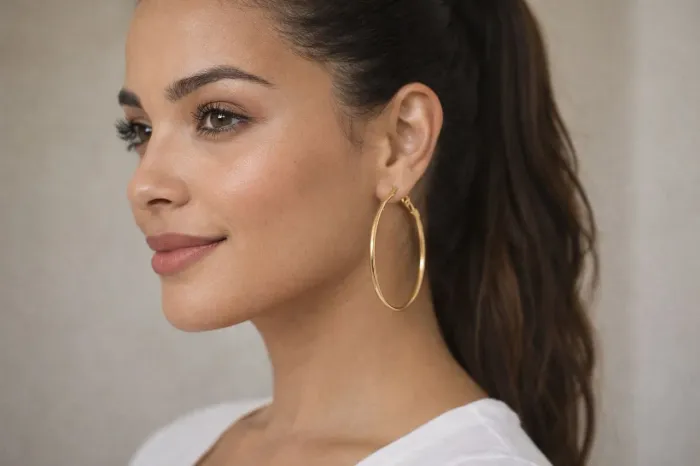 Brinco de Argola Dourado