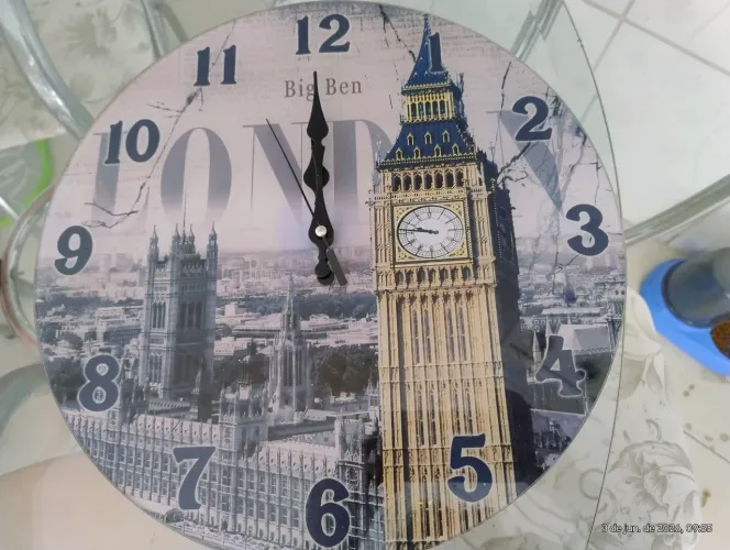 Relógio redondo de parede BIG BEN 