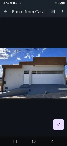 Casa nova,3 quartos, 2 banheiros, 2 vagas de estacionamento na garagem, area gourmet