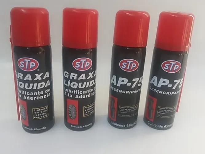  Kit de Graxa liquida e Desengripante STP