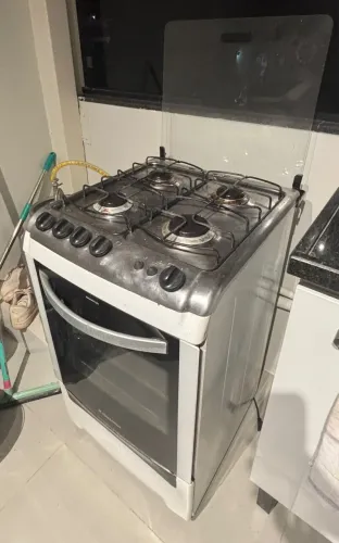 FOGÃO ELECTROLUX INOX 4 BOCAS