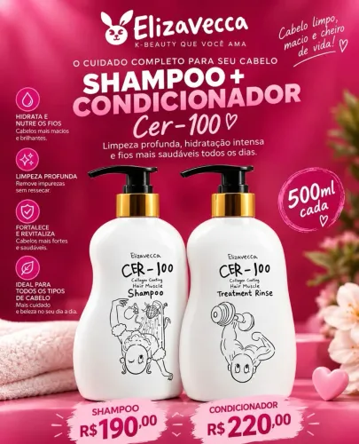 Cer-100 shampoo + condicionador 
