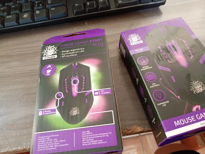 Mouse gamer novo