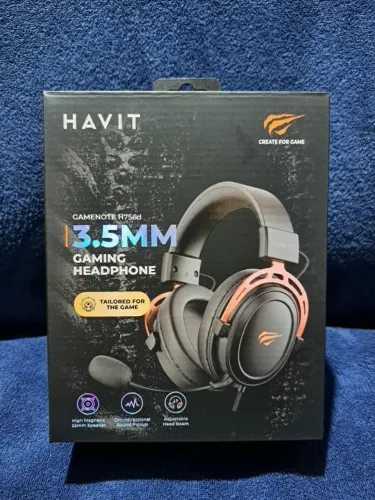 Headset Gamer Havit GT-H756D 50mm Com Fio PS4/PC/Xbox
