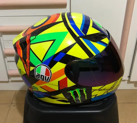 Capacete AGV K3 Valentino Rossi 46 Tamanho 58 Moto Top