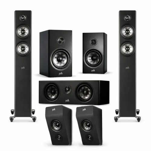 Polk áudio sistema 7 caixas completo - NOVOS NA GARANTIA
