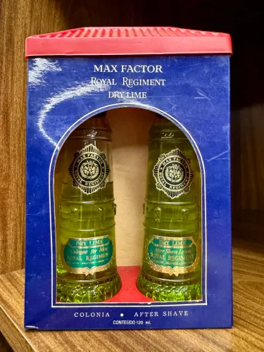 Vintage - Max Factot Royal Regiment Dry Lime Loção Pós Braba 120 ml